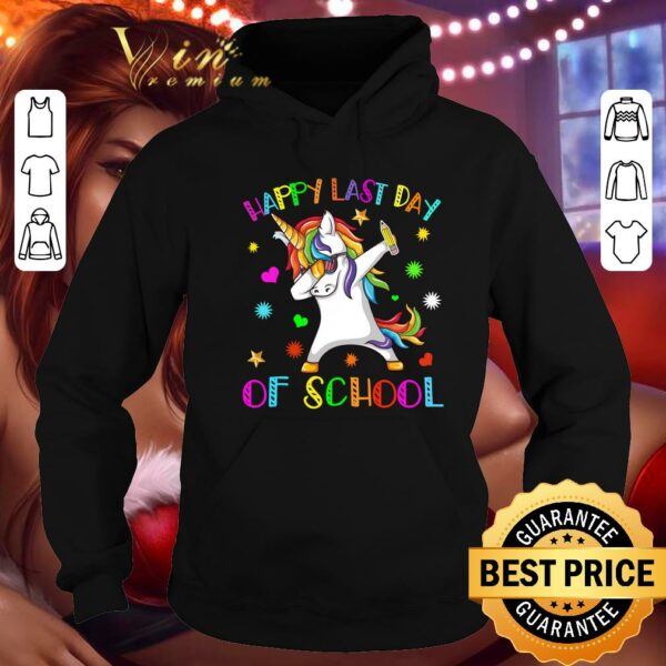 Premium Happy Last Day of School Unicorn Dabbing shirt