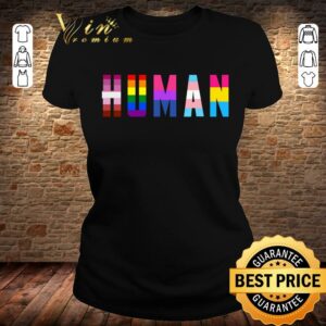 Official Human Flag LGBT Gay Pride Month shirt 1