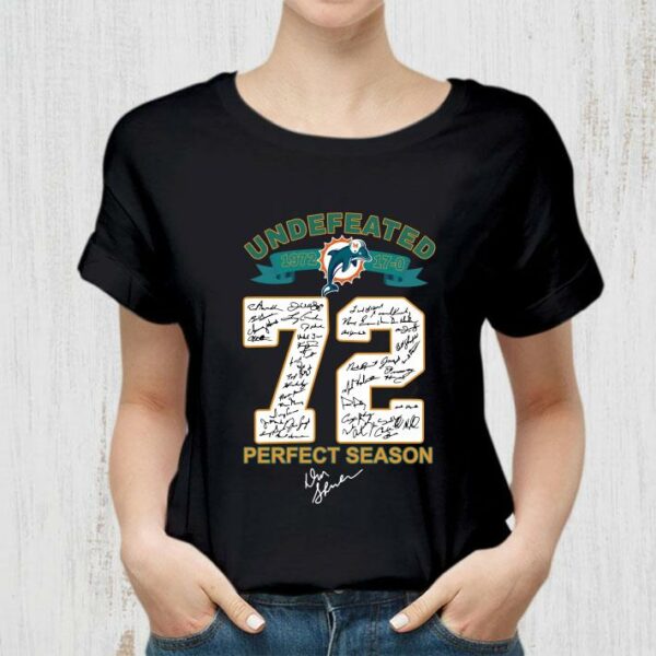 Best Miami Dolphins Undefeated 1972 Perfect Season Signatures shirt