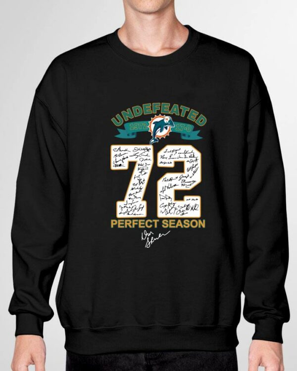 Best Miami Dolphins Undefeated 1972 Perfect Season Signatures shirt