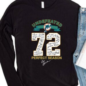 Best Miami Dolphins Undefeated 1972 Perfect Season Signatures shirt 3