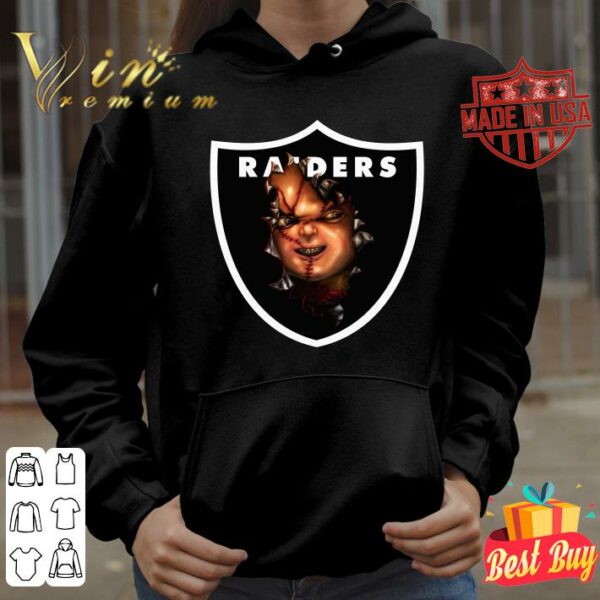 Awesome Oakland Raiders Chucky Logo shirt