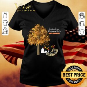 Premium Official Snoopy Bruce Springsteen Sometimes I Need To Be Alone And Listen shirt 1