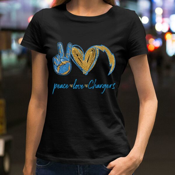 Funny Peace Love Los Angeles Chargers shirt