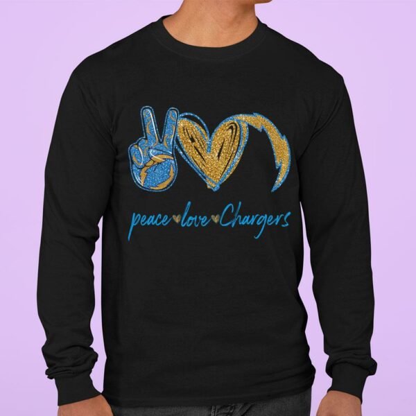 Funny Peace Love Los Angeles Chargers shirt