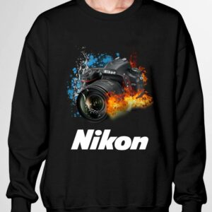 Official Photography Camera Nikon Fire shirt 2