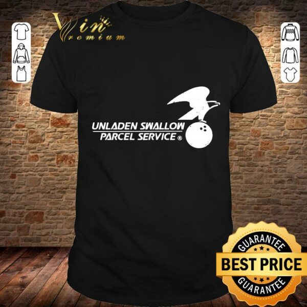 Hot Unladen Swallow Parcel Service shirt