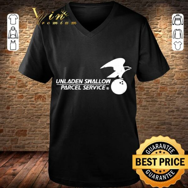 Hot Unladen Swallow Parcel Service shirt