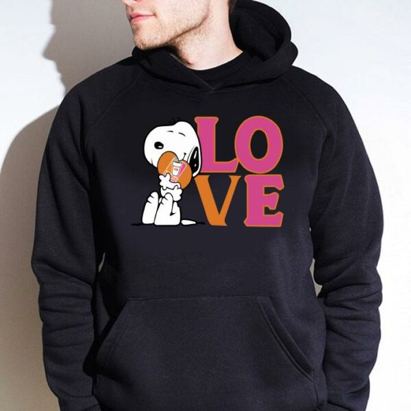 Premium Snoopy Hug Heart Love Dunkin Donuts Logo shirt