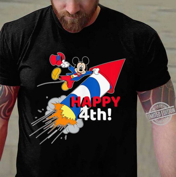 Disney Mickey Mouse Americana 4th Of July shirt