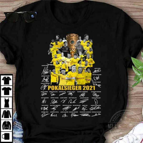 Borussia Dortmund Champions national cup Cup 2020 - 2021, Borussia Dortmund pokalsieger 2021 shirt