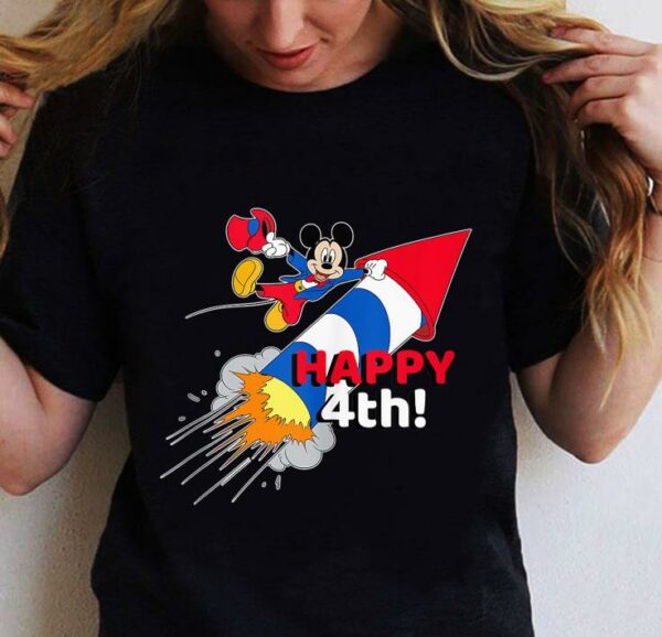 Disney Mickey Mouse Americana 4th Of July shirt