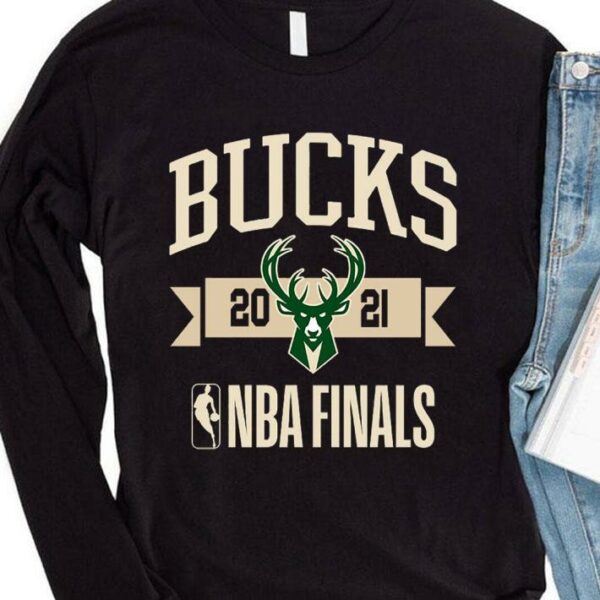 Funny 2021 NBA Finals Basketball Team Milwaukee Bucks Eastern Conference Champions Shirt
