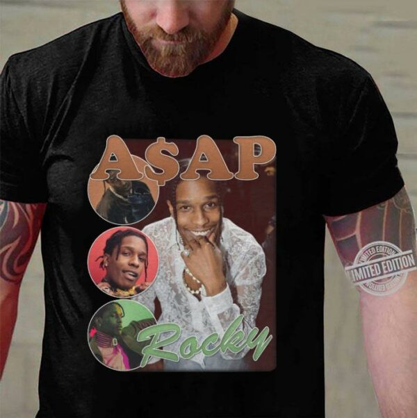 ASAP Rocky Bootleg Rap Tee Vintage Style T-Shirt