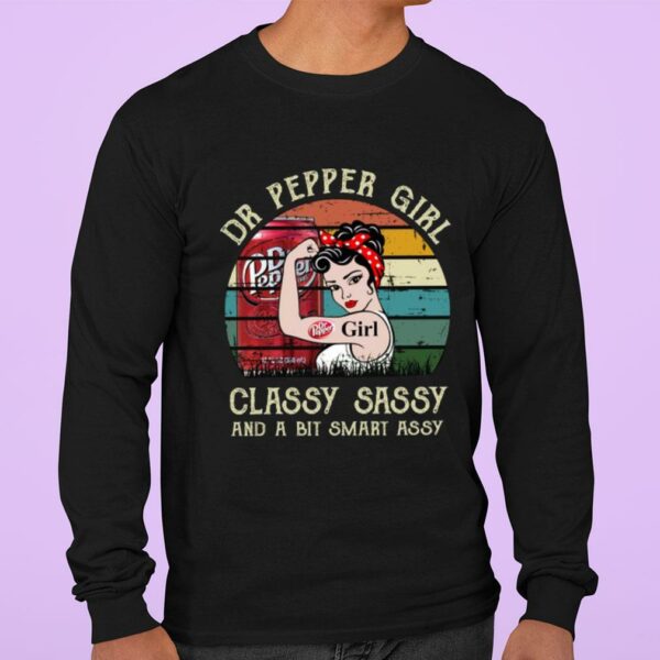 Original Dr Pepper Girl Classy Sassy And A Bit Smart Assy Matching Couples Drinking Drunker Half Shirt