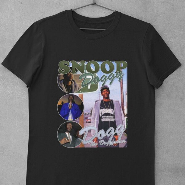 Funny Snoop Doggy Dogg The Doggfather Snoop Dogg Rap Vintage Style Shirt