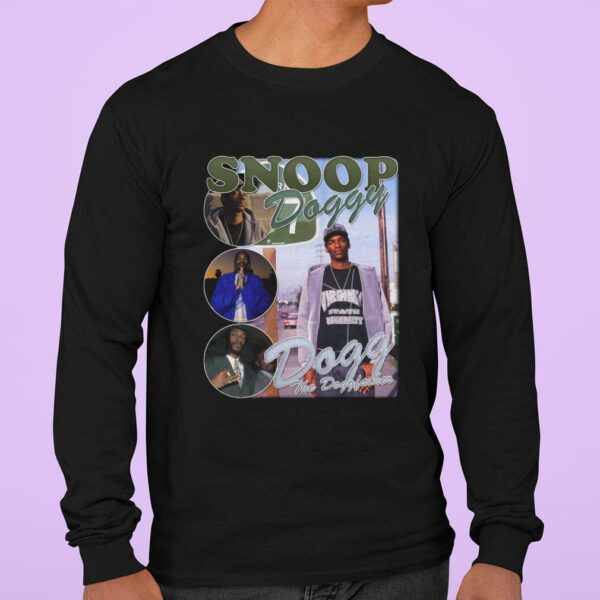 Funny Snoop Doggy Dogg The Doggfather Snoop Dogg Rap Vintage Style Shirt