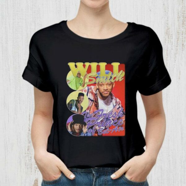 Best Will Smith The Fresh Prince Of The Bel-Air Bootleg Rap Vintage Style T-Shirt