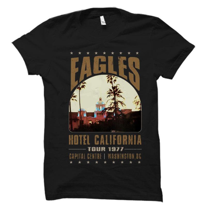 Eagles Hotel California Tour T-shirt Eagles Hotel California Tour T shirt 1 - Eagles Hotel California Tour T-shirt