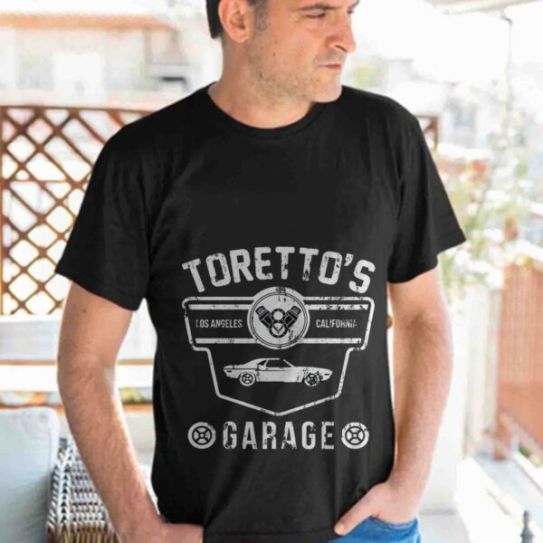 Fast and Furious Shirt,Toretto's Garage T-Shirt Fast And Furious Muscle Car Tshirt