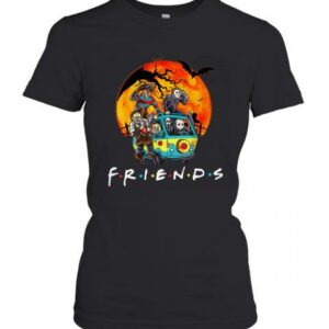 Friends Horror  Creepy Halloween Scary Movies Tshirt