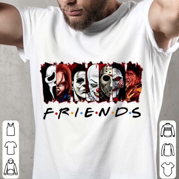 Friends Horror Movie Shirt, Halloween Horror Killer T Shirt