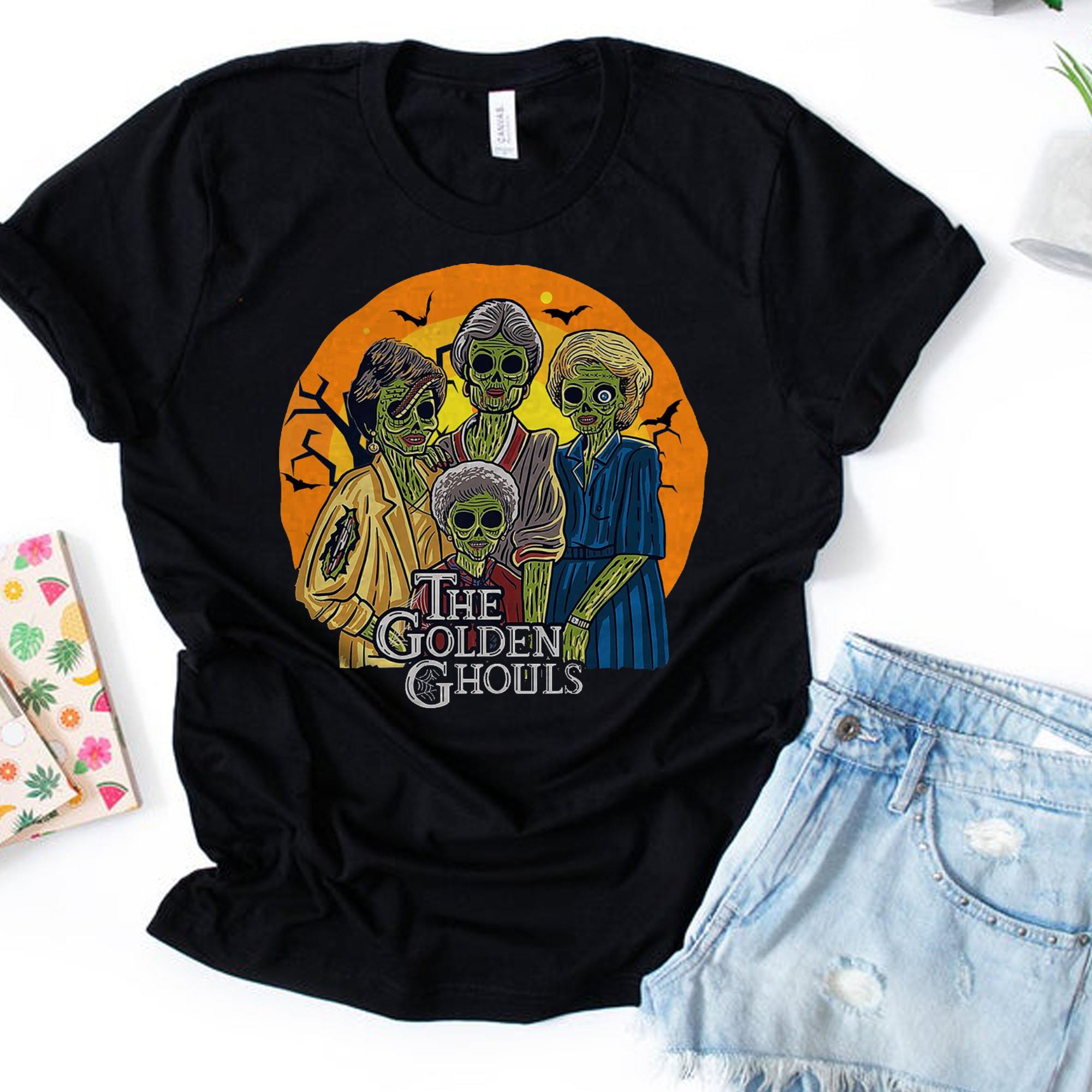 Halloween , The Golden Ghouls Tshirt Halloween The Golden Ghouls Tshirt 1 - Halloween , The Golden Ghouls Tshirt