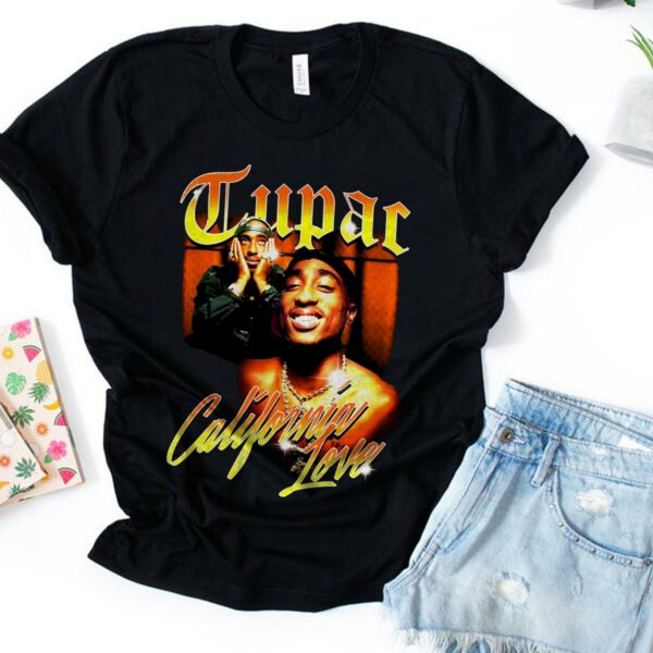 Limited Tupac Shakur Love California Tshirt