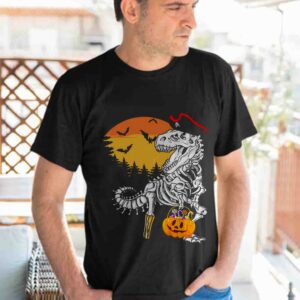 Pirate Costume Skeleton Scary Party Halloween Shirt 2