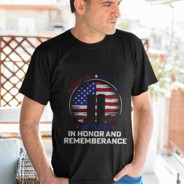 September 11 Shirt, Twin Towers Honor & Rememberance Tshirt