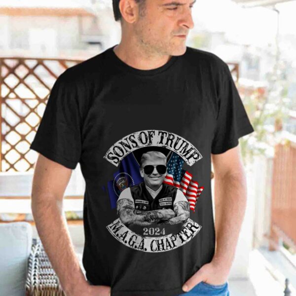 Trump Shirt, Sons Of Trump Maga Chapter 2024 Tshirt