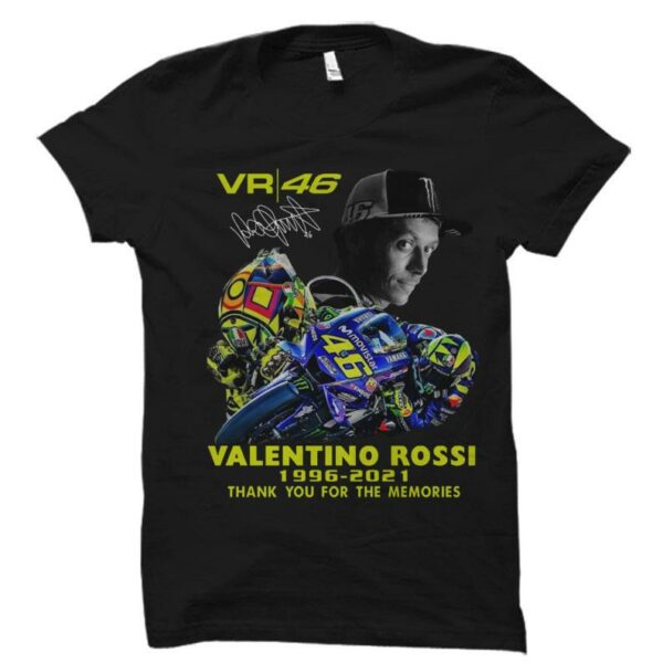 Valentino Rossi 1966-2021 Thank You For The Memories Tshirt