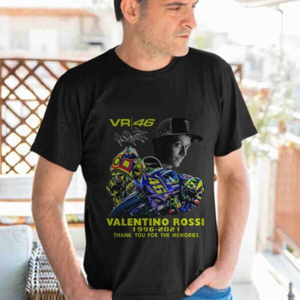 Valentino Rossi 1966-2021 Thank You For The Memories Tshirt