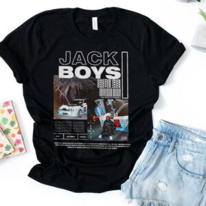Vintage Rap Travis Scott Shirt, JACKBOYS T-shirt, Jack Boys Hip Hop Men's Women Unisex Shirt