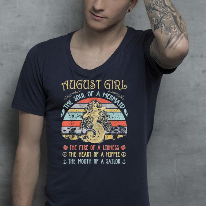 August Girl The Soul Of A Mermaid Vintage shirt 4 - August Girl The Soul Of A Mermaid Vintage shirt