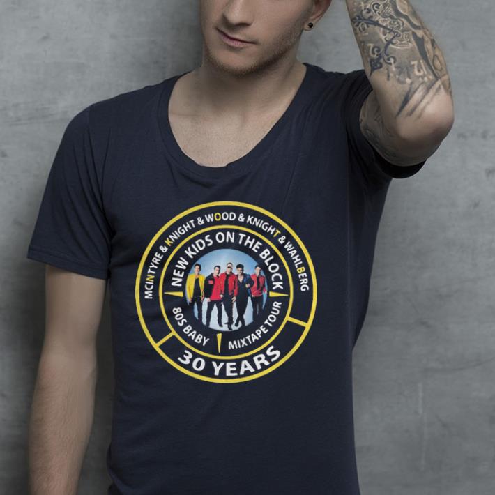 New Kids on the Block 30 years NKOTB Mcintyre Knight Wood Knight shirt 4 - New Kids on the Block 30 years NKOTB Mcintyre Knight Wood Knight shirt