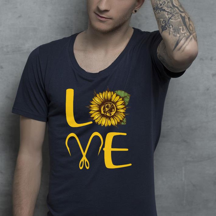 Sunflower fishing hooks Love shirt 4 - Sunflower fishing hooks Love shirt