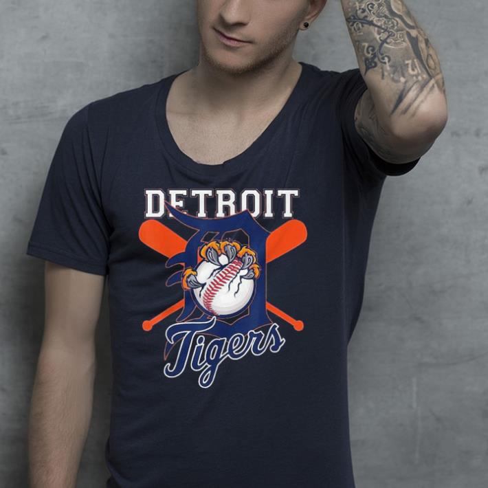 Tiger Mascot Distressed Detroit Base shirt Tiger Mascot Distressed Detroit Base shirt 4 - Tiger Mascot Distressed Detroit Base shirt