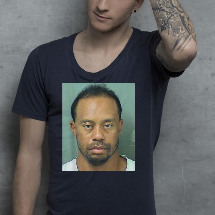 Tiger Woods Mugshot shirt 4 - Tiger Woods Mugshot shirt