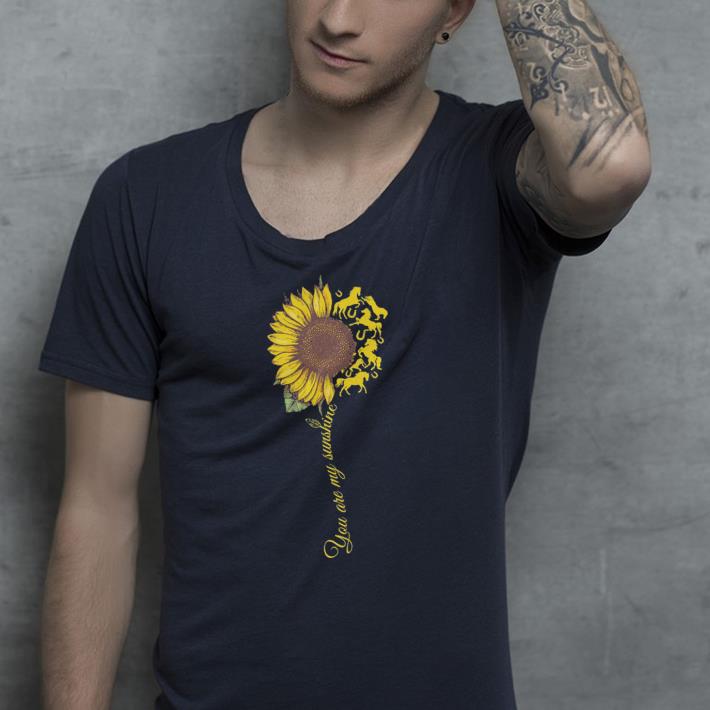You are my sunshine sunflower horse shirt 4 - You are my sunshine sunflower horse shirt