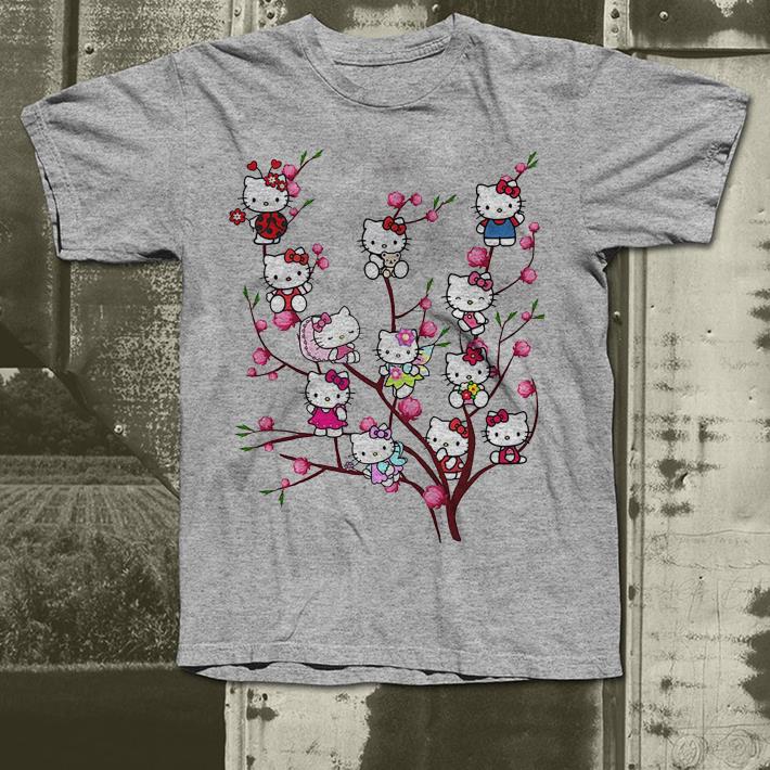 Hello Kitty pussy willows shirt 4 - Hello Kitty pussy willows shirt