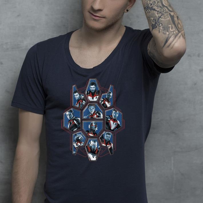 Marvel Avengers Endgame Character Group Panels shirt 4 - Marvel Avengers Endgame Character Group Panels shirt