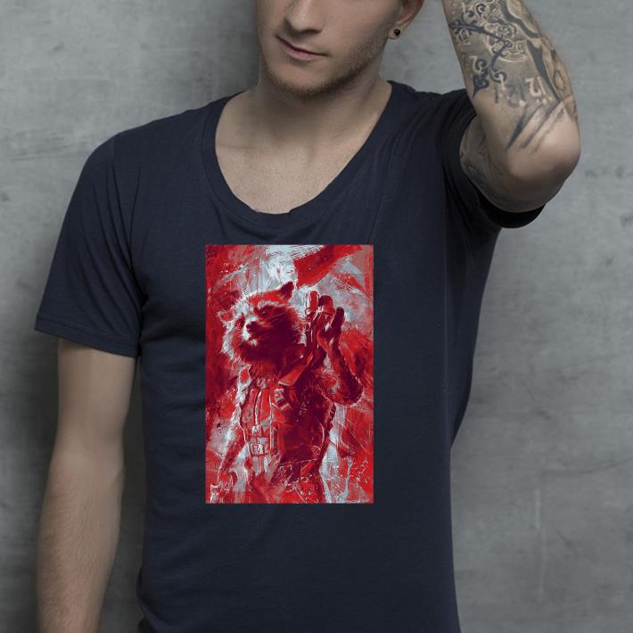 Marvel Avengers Endgame Rocket Painting shirt Marvel Avengers Endgame Rocket Painting shirt 4 - Marvel Avengers Endgame Rocket Painting shirt