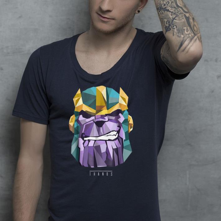 Marvel Thanos Low Poly Geometric Art Head shirt 4 - Marvel Thanos Low Poly Geometric Art Head shirt