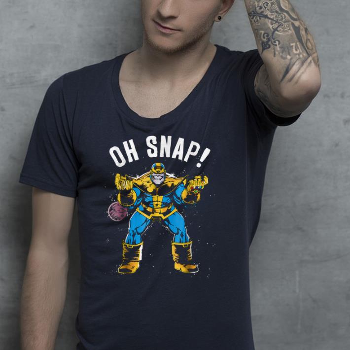 Marvel Thanos Space Oh Snap Retro Comic Style shirt 4 - Marvel Thanos Space Oh Snap! Retro Comic Style shirt