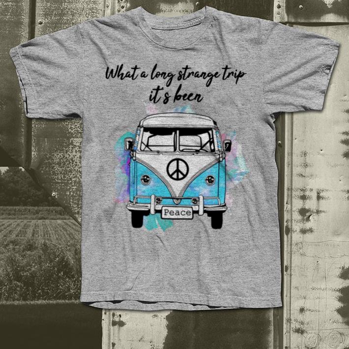 Peace hippie car what a long strange trip it’s been shirt Peace hippie car what a long strange trip it s been shirt 4 - Peace hippie car what a long strange trip it’s been shirt