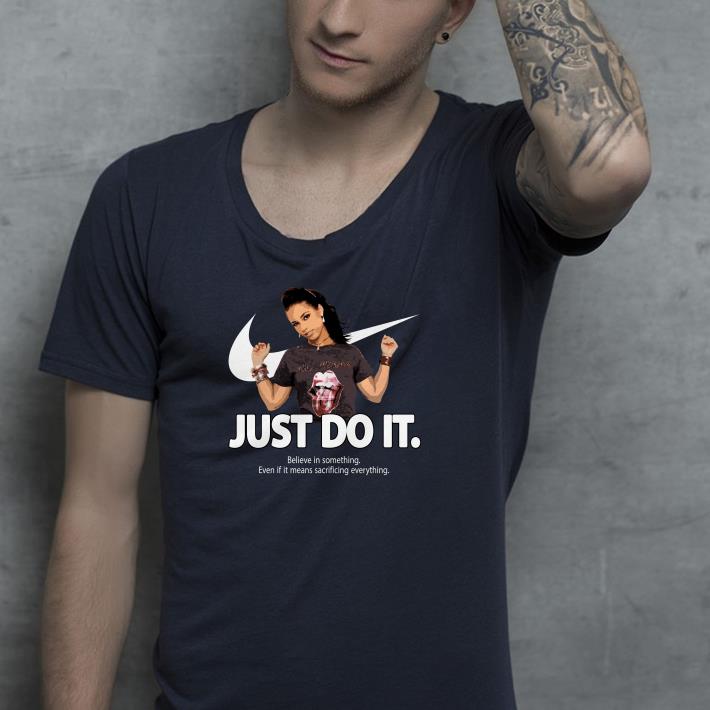 The stone just do it believe in something even if it sacrificing everything shirt 4 - The stone just do it believe in something even if it sacrificing everything shirt