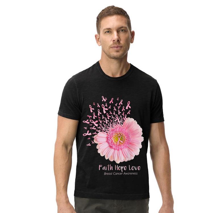 Faith Hope Love Breast Cancer Awareness Flower Pink shirt Faith Hope Love Breast Cancer Awareness Flower Pink shirt 4 - Faith Hope Love Breast Cancer Awareness Flower Pink shirt