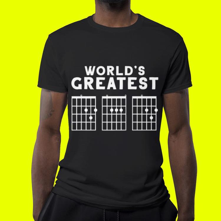 Fathers Day Worlds Greatest Dad Guitar Chords shirt 4 - Fathers Day Worlds Greatest Dad Guitar Chords shirt