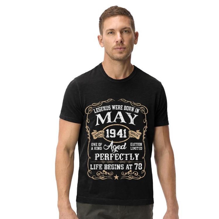 Legends Were Born In May 1941 78th Birthday shirt 4 - Legends Were Born In May 1941 78th Birthday shirt